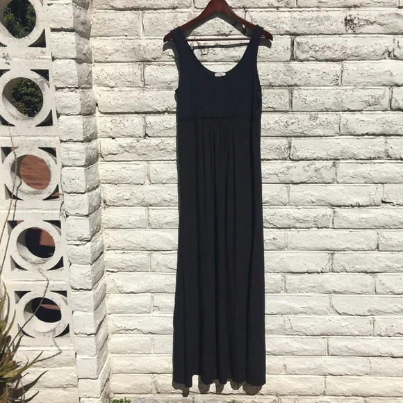 🌟Host Pick🌟 Witchery Sleeveless Black Maxi Dress NWOT Size L - Picture 8 of 16